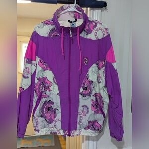 Vintage Purple and Pink Women's Jacket